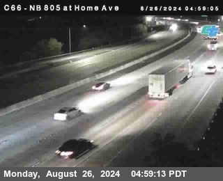 NB 805 at Home Ave (On Ramp)