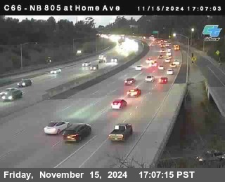 NB 805 at Home Ave (On Ramp)