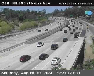 NB 805 at Home Ave (On Ramp)