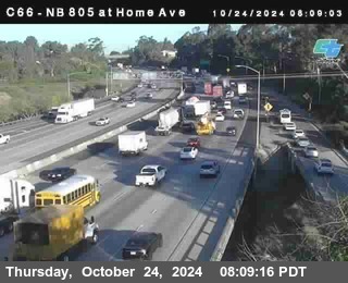 NB 805 at Home Ave (On Ramp)