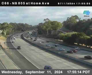 NB 805 at Home Ave (On Ramp)