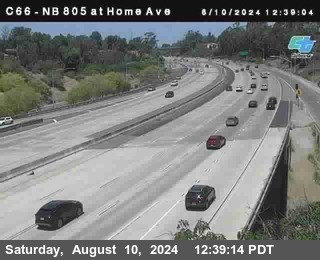 NB 805 at Home Ave (On Ramp)