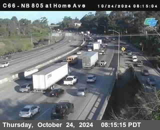 NB 805 at Home Ave (On Ramp)