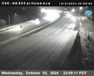 NB 805 at Home Ave (On Ramp)