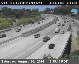 NB 805 at Home Ave (On Ramp)