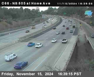 NB 805 at Home Ave (On Ramp)