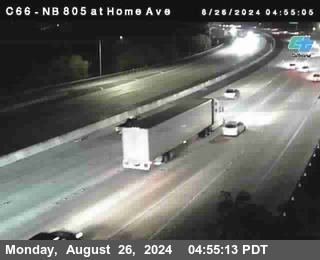 NB 805 at Home Ave (On Ramp)