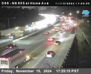 NB 805 at Home Ave (On Ramp)