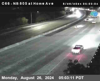 NB 805 at Home Ave (On Ramp)