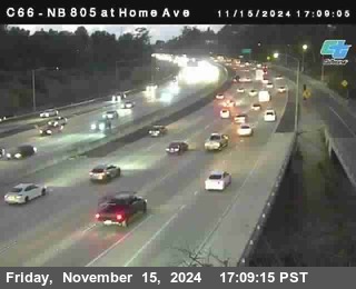 NB 805 at Home Ave (On Ramp)