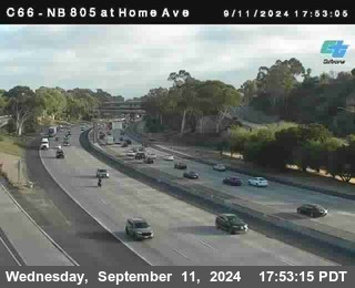 NB 805 at Home Ave (On Ramp)