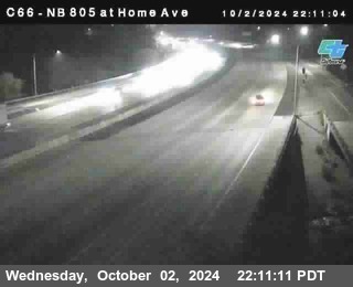 NB 805 at Home Ave (On Ramp)