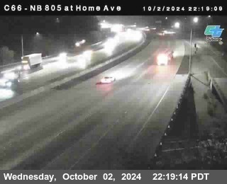 NB 805 at Home Ave (On Ramp)