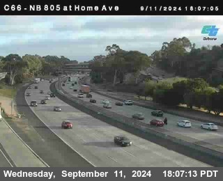 NB 805 at Home Ave (On Ramp)