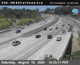 NB 805 at Home Ave (On Ramp)