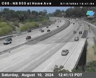 NB 805 at Home Ave (On Ramp)