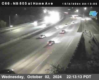 NB 805 at Home Ave (On Ramp)