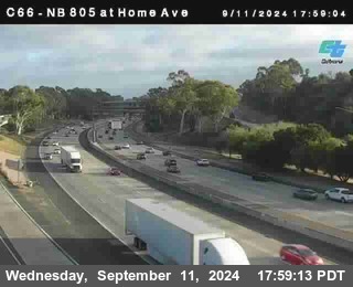 NB 805 at Home Ave (On Ramp)