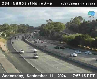 NB 805 at Home Ave (On Ramp)