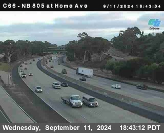 NB 805 at Home Ave (On Ramp)