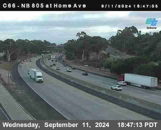 NB 805 at Home Ave (On Ramp)