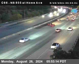 NB 805 at Home Ave (On Ramp)