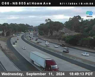 NB 805 at Home Ave (On Ramp)