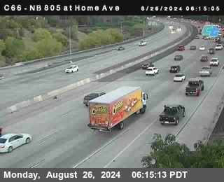 NB 805 at Home Ave (On Ramp)