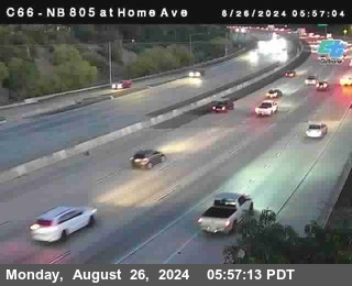 NB 805 at Home Ave (On Ramp)