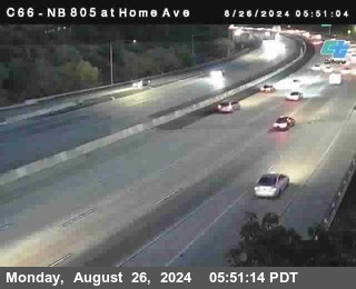 NB 805 at Home Ave (On Ramp)