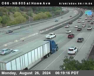 NB 805 at Home Ave (On Ramp)