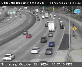 NB 805 at Home Ave (On Ramp)