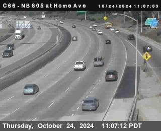 NB 805 at Home Ave (On Ramp)