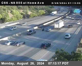 NB 805 at Home Ave (On Ramp)