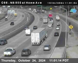 NB 805 at Home Ave (On Ramp)