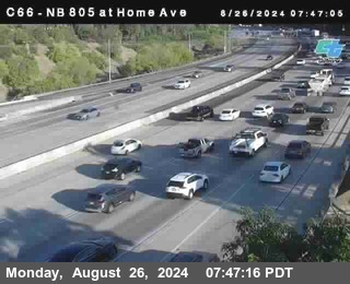 NB 805 at Home Ave (On Ramp)