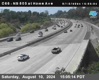 NB 805 at Home Ave (On Ramp)