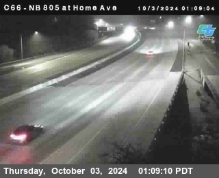 NB 805 at Home Ave (On Ramp)