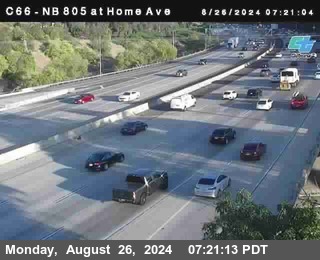 NB 805 at Home Ave (On Ramp)