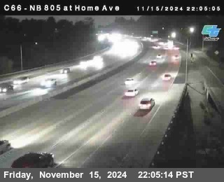 NB 805 at Home Ave (On Ramp)