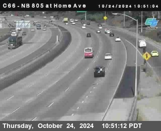 NB 805 at Home Ave (On Ramp)