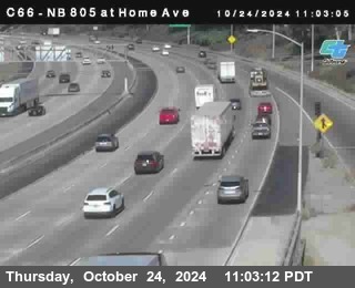 NB 805 at Home Ave (On Ramp)