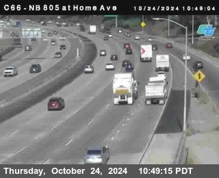 NB 805 at Home Ave (On Ramp)