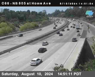 NB 805 at Home Ave (On Ramp)