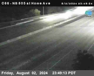 NB 805 at Home Ave (On Ramp)