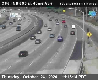 NB 805 at Home Ave (On Ramp)