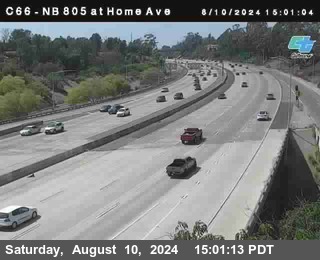 NB 805 at Home Ave (On Ramp)