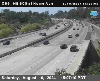 NB 805 at Home Ave (On Ramp)