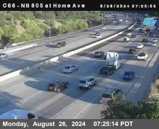 NB 805 at Home Ave (On Ramp)