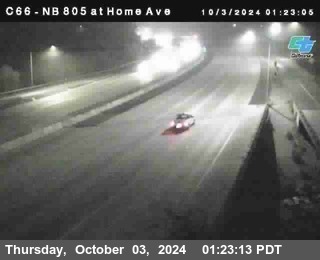 NB 805 at Home Ave (On Ramp)